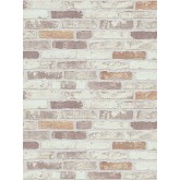 DW1036703-11 Beige Brick Wallpaper