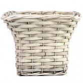 Gardener Select® Wood Weaved Baskets - Square - Grey - 7.1in L x 7.1in W x 5.9in H