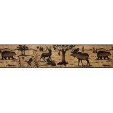 Deer Moose Wallpaper Borders: Animals Wallpaper Border B10030703