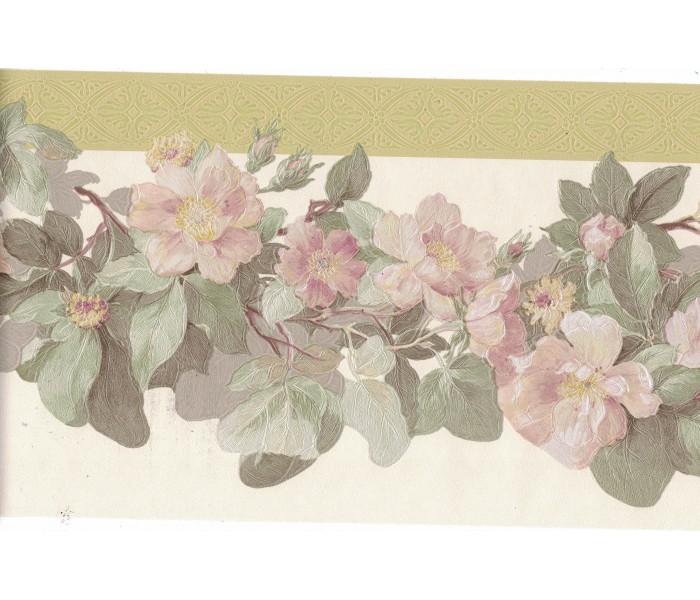 Floral Wallpaper Borders: Flower Wallpaper Border 128B55907