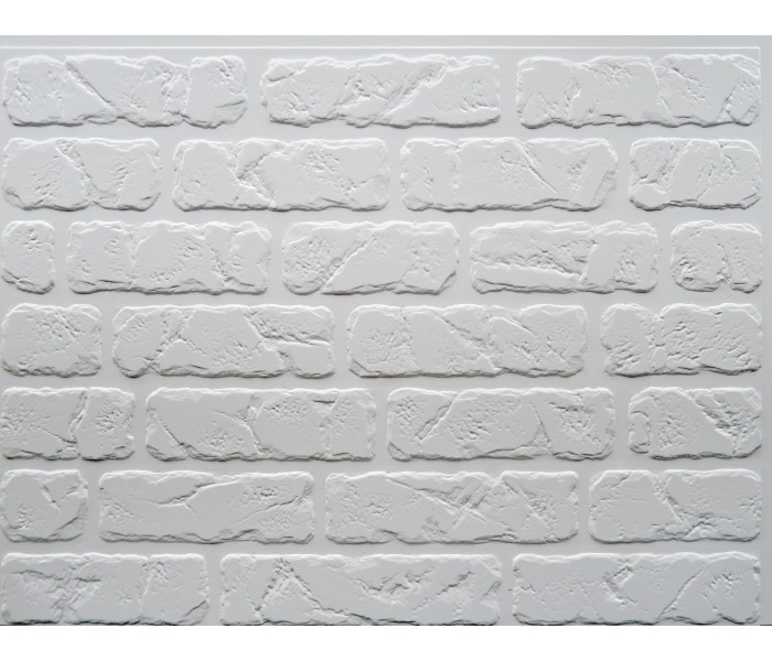 Wall Panels: Backsplash Tiles  - Decorative Thermoplastic Tile 18 X 24 Bricks Paintable
