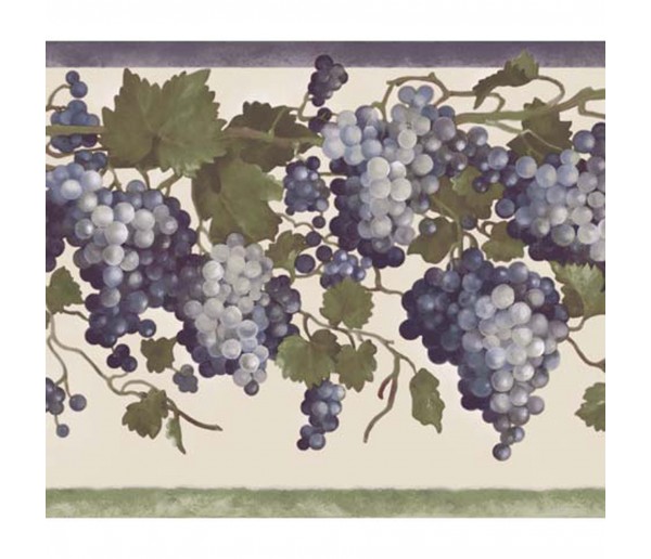 Grape Fruit Wallpaper Border 84B73602