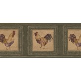 Roosters Wallpaper Borders: Rooster Wallpaper Border 5263 AU