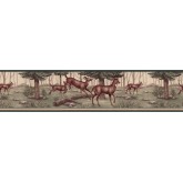 Clearance: Deers Wallpaper Border B5134WE