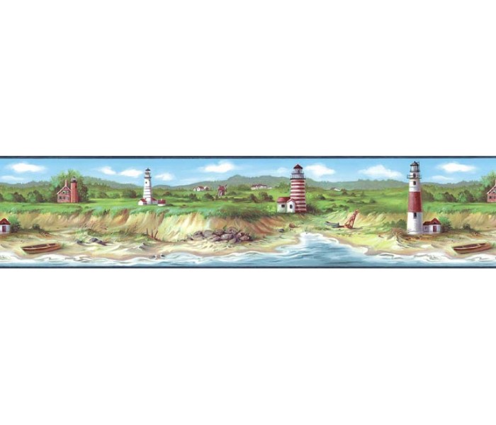 Lighthouse Wallpaper Borders: Light House Wallpaper Border KB75506