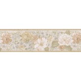 Garden Wallpaper Borders: Floral Wallpaper Border 62B03918