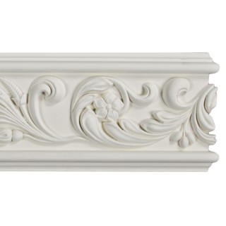 Flat Molding 4-3/4 inch Manufactured with a Dense Architectural Polyurethane Compound