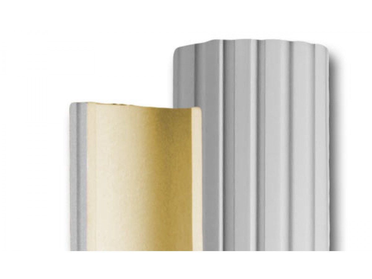 DreamWallDecor - Columna decorativa decorativa para interiores – Columna  plana hecha de compuesto de poliuretano denso. Tamaño: altura – 86 – 13/16