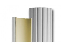 Half Column Fluted 12 inch Shaft (One Half Included)