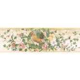 Garden Wallpaper Borders: Floral Wallpaper Border 84B73619