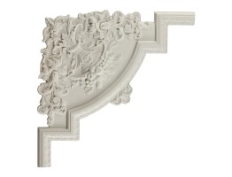 Ceiling and Wall Relief - WR-9113A Flat Molding Corner