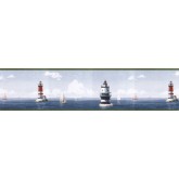 Lighthouse Wallpaper Borders: Light House Wallpaper Border HIC0026