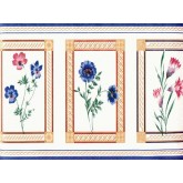 Clearance: Floral Wallpaper Border VS3242B