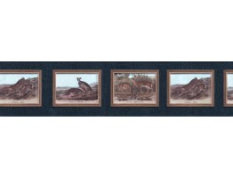 9 in x 15 ft Prepasted Wallpaper Borders - Animals Wall Paper Border b102653