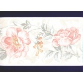 Clearance: Floral Wallpaper Border b22931