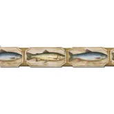 Clearance: Fish Wallpaper Border B25005