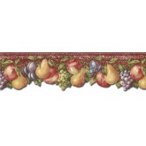 Clearance: Fruits Wallpaper Border TH29016DB