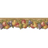Clearance: Fruits Wallpaper Border TH29017DB
