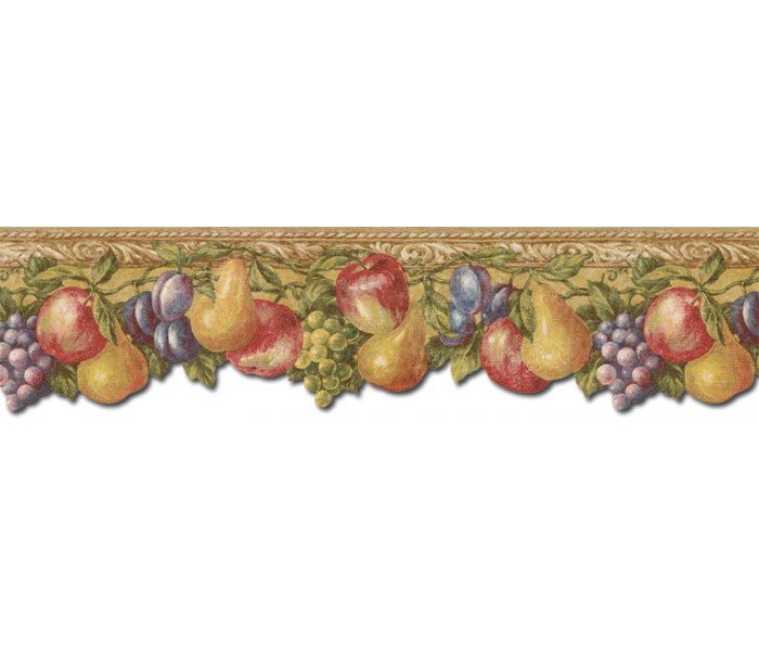 Clearance: Fruits Wallpaper Border TH29017DB
