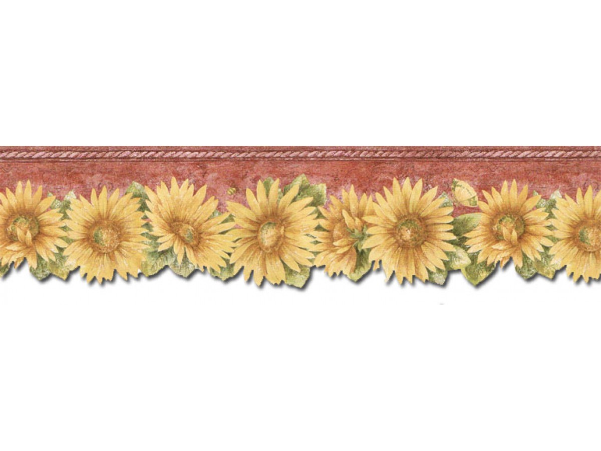 Sunflowers Wallpaper Border Th29022db