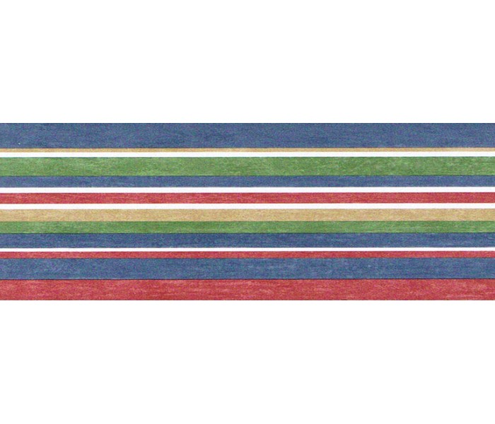 Novelty Wallpaper Borders: Stripes Wallpaper Border TW38021B