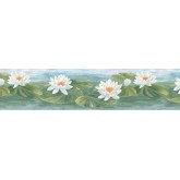 Floral Wallpaper Borders: Lotus Wallpaper Border B39719