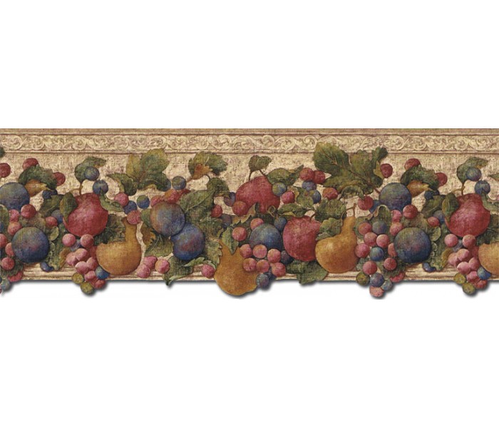Clearance: Fruits Wallpaper Border FF51003DB