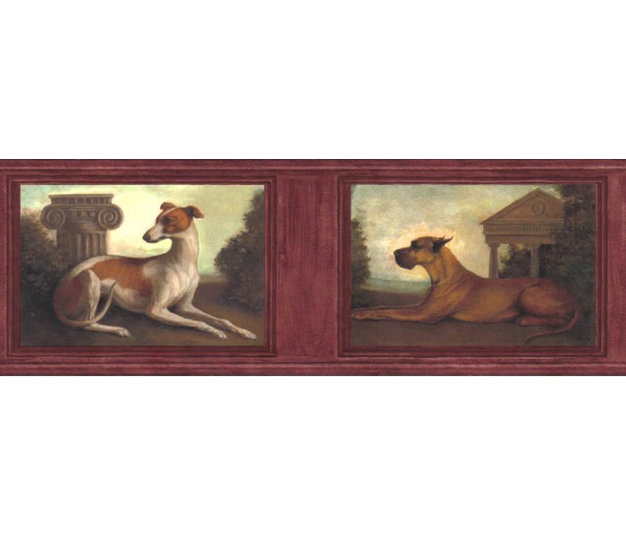 Clearance: Dogs Wallpaper Border b51651