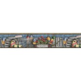 Clearance: Country Wallpaper Border ACS59041B