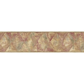 6 7/8 in x 15 ft Prepasted Wallpaper Borders - Contemporary Wall Paper Border JTS64002