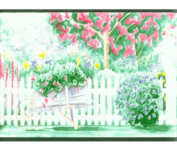 Clearance: Floral Wallpaper Border WB6802