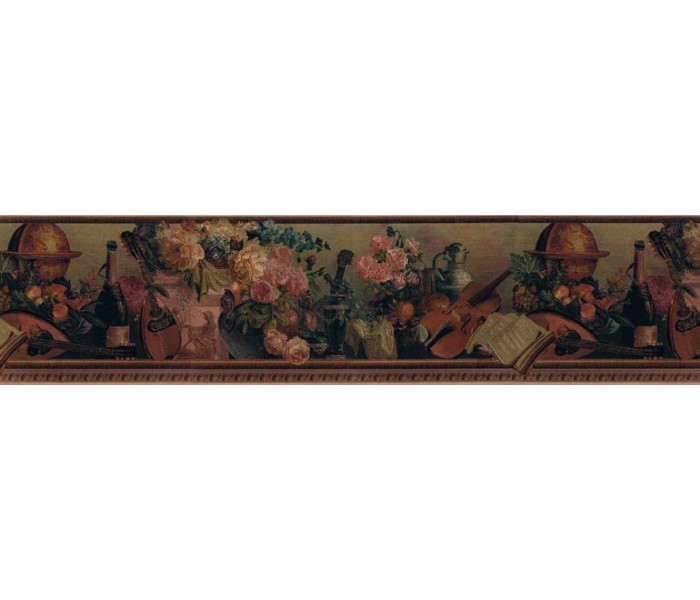 Clearance: Floral Wallpaper Border B79083