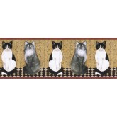 Cats Wallpaper Borders: Cats Wallpape Border AFR7103