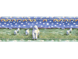 10 1/2 in x 15 ft Prepasted Wallpaper Borders - Animals Wall Paper Border B73557