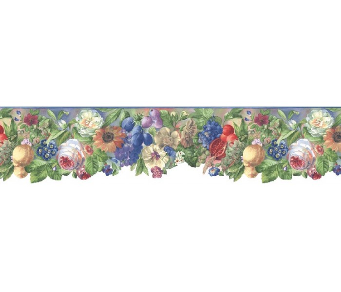 Floral Wallpaper Borders: Floral Wallpaper Border B74977