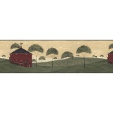 Clearance: Country Wallpaper Border AP75681
