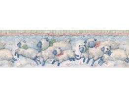 7 in x 15 ft Prepasted Wallpaper Borders - Animals Wall Paper Border SU75912DC