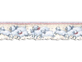 7 in x 15 ft Prepasted Wallpaper Borders - Animals Wall Paper Border SU75913DC