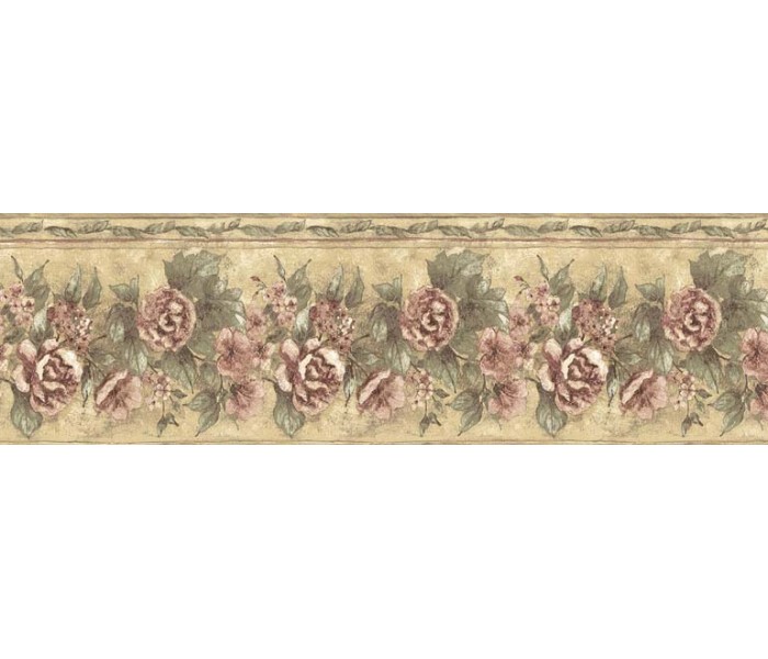 Clearance: Floral Wallpaper Border ED76270