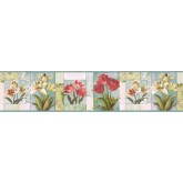 Clearance: Floral Wallpaper Border NS7704B
