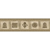Clearance: Vintage Wallpaper Border AW77351