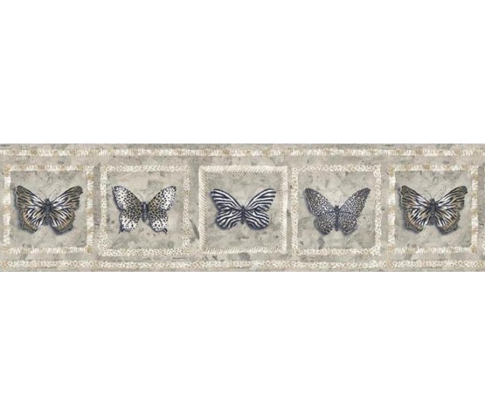 Clearance: Butterfly Wallpaper Border AW77383