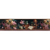 Clearance: Floral Wallpaper Border B79085