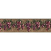 Clearance: Grape Fruits Wallpaper Border VC829B