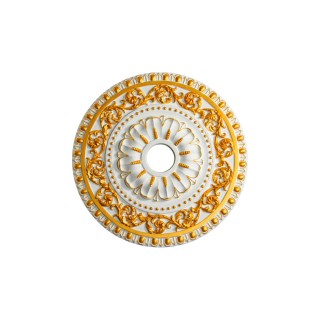 Ceiling Designs  - MD-7047 Gold Highlight Ceiling Medallion