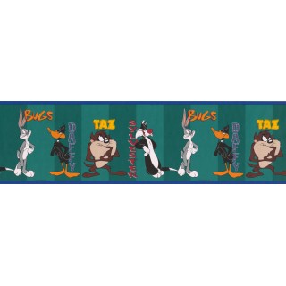 7 in x 15 ft Prepasted Wallpaper Borders - Cartoon Characters Wall Paper Border